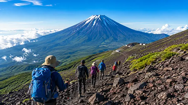 Lever de soleil Fuji